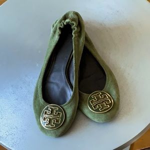 Tory Burch Suede Reva Flats